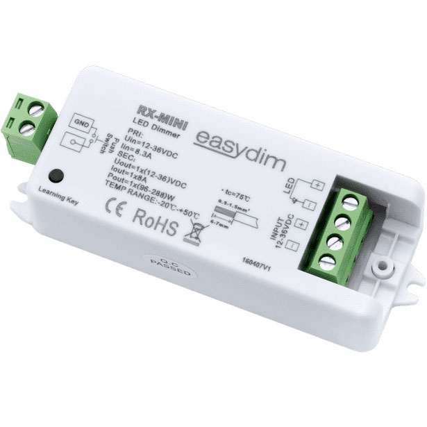 EasyDim Приемник-контроллер EasyDim "RX-MINI" для светодиодной монохромной ленты, 8А, 12 3
EasyDim Приемник-контроллер EasyDim "RX-MINI" для светодиодной монохромной ленты, 8А, 12 3