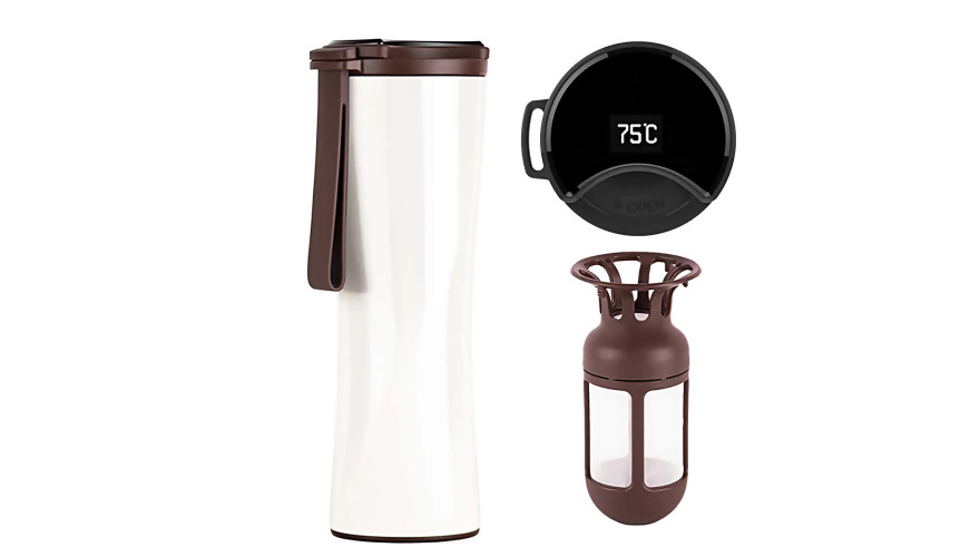 фото Термос xiaomi kiss kiss fish moka smart cup oled 430ml. white