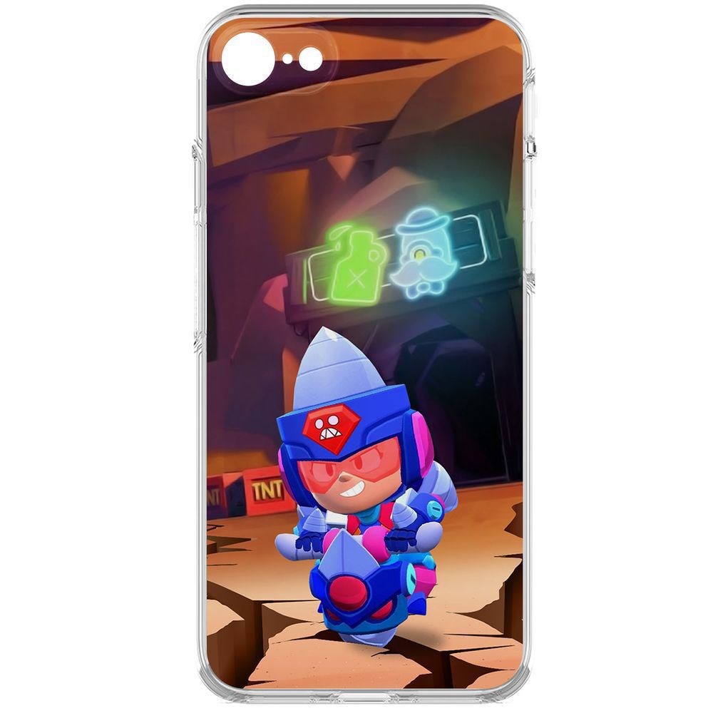 Чехол-накладка Brawl Stars-Ультрабурильщица Джеки для iPhone 7/8/SE 2020 с защитой камеры, Прозрачный
Чехол-накладка Brawl Stars-Ультрабурильщица Джеки для iPhone 7/8/SE 2020 с защитой камеры, Прозрачный