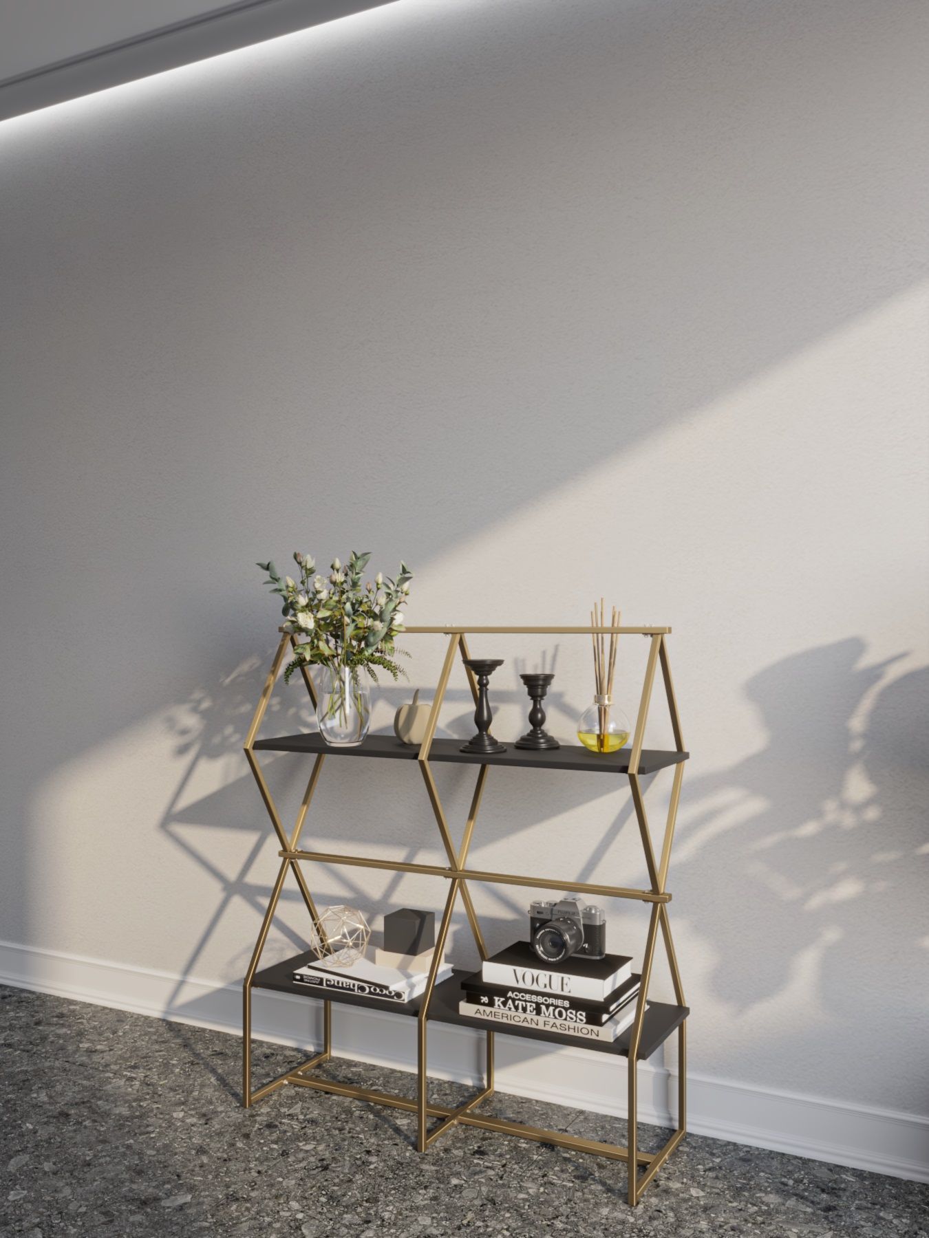 Стеллаж KM LOFT Ромбо СтМ золотой/черный лофт для дома в гостинную перегородка, Золотистый, KM56
Стеллаж KM LOFT Ромбо СтМ золотой/черный лофт для дома в гостинную перегородка, Золотистый, KM56