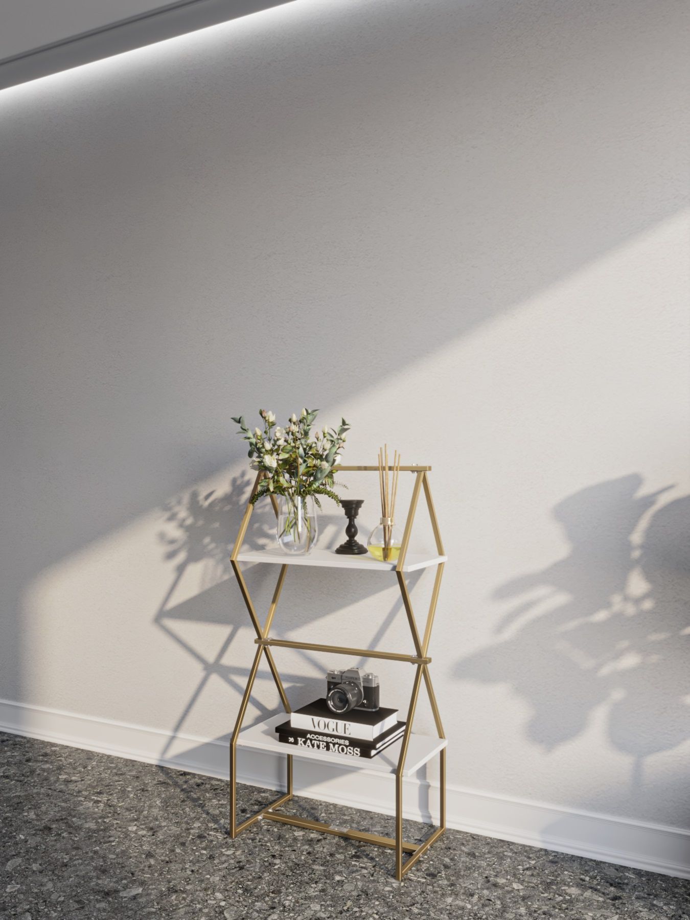 Стеллаж KM LOFT Ромбо СтSM золотой/белый лофт для дома в гостинную перегородка, Золотистый, KM57
Стеллаж KM LOFT Ромбо СтSM золотой/белый лофт для дома в гостинную перегородка, Золотистый, KM57