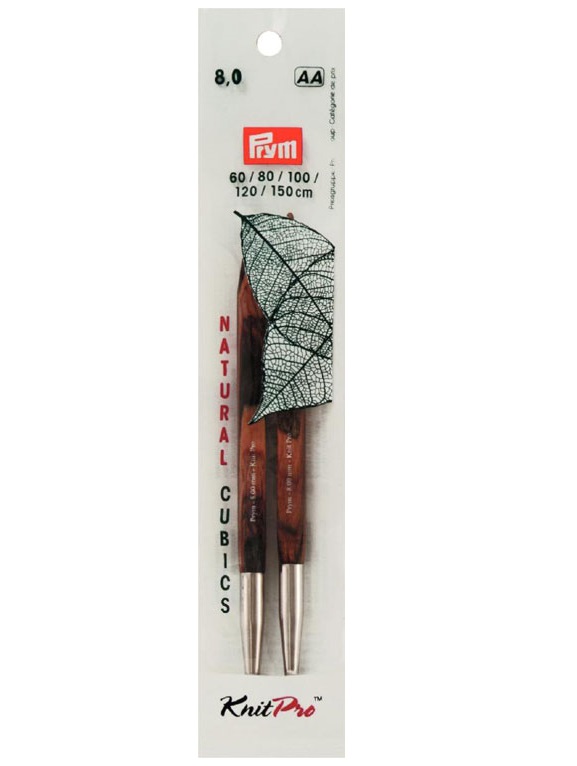 Спицы для вязания PRYM съемные CUBICS NATURAL 8мм для длины лески 60-150см, арт.224331, Коричневый, PRYM CUBICS NATURAL
Спицы для вязания PRYM съемные CUBICS NATURAL 8мм для длины лески 60-150см, арт.224331, Коричневый, PRYM CUBICS NATURAL