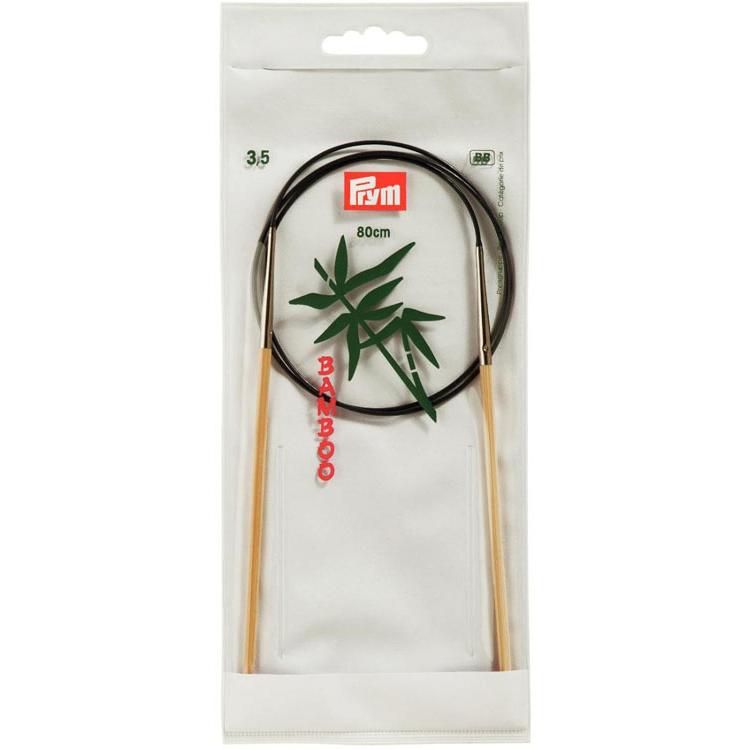 Спицы для вязания PRYM Bamboo круговые с гибкой фиолетовой леской 3,5мм 80см, 221505, PRYM Bamboo
Спицы для вязания PRYM Bamboo круговые с гибкой фиолетовой леской 3,5мм 80см, 221505, PRYM Bamboo