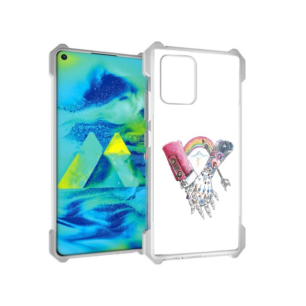 Чехол MyPads Tocco для Samsung Galaxy S10 Lite абстракция руки в татуировках, Прозрачный, Tocco 
Чехол MyPads Tocco для Samsung Galaxy S10 Lite абстракция руки в татуировках, Прозрачный, Tocco