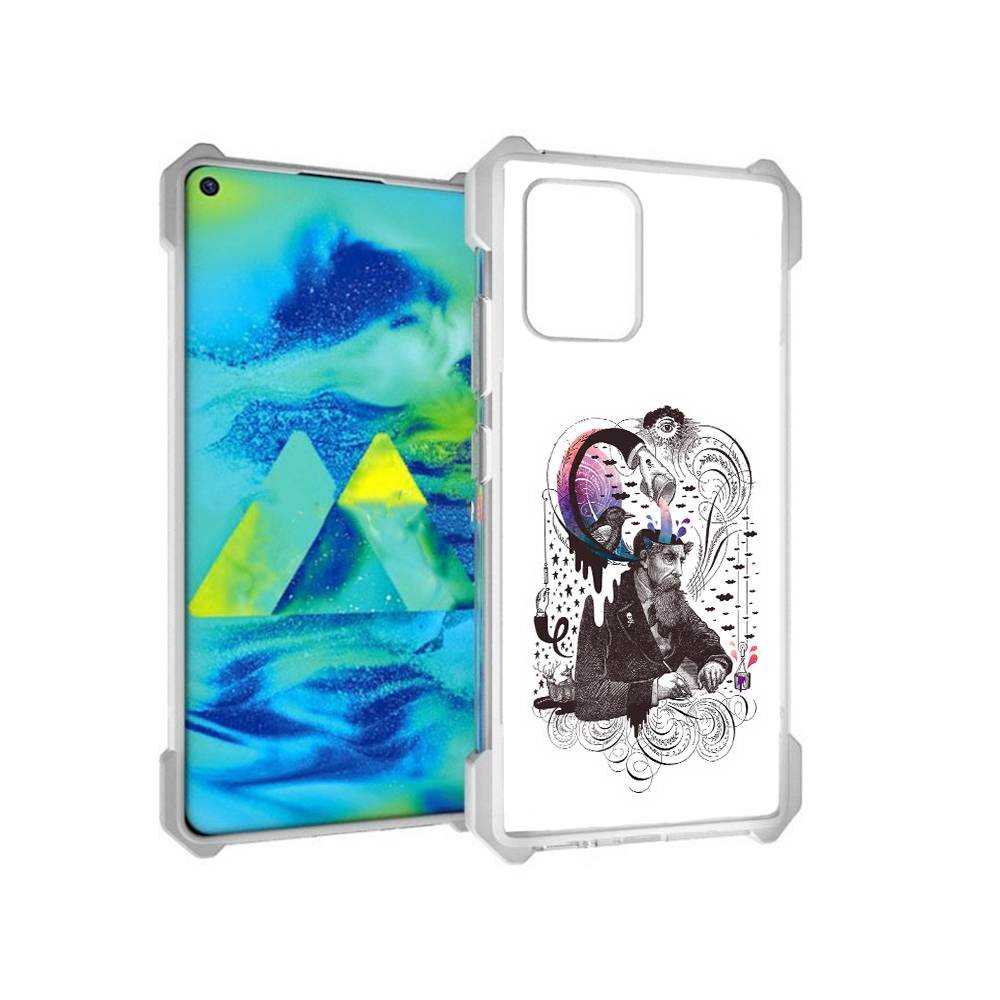 Чехол MyPads Tocco для Samsung Galaxy S10 Lite абстракция думающий мужчина, Прозрачный, Tocco
Чехол MyPads Tocco для Samsung Galaxy S10 Lite абстракция думающий мужчина, Прозрачный, Tocco