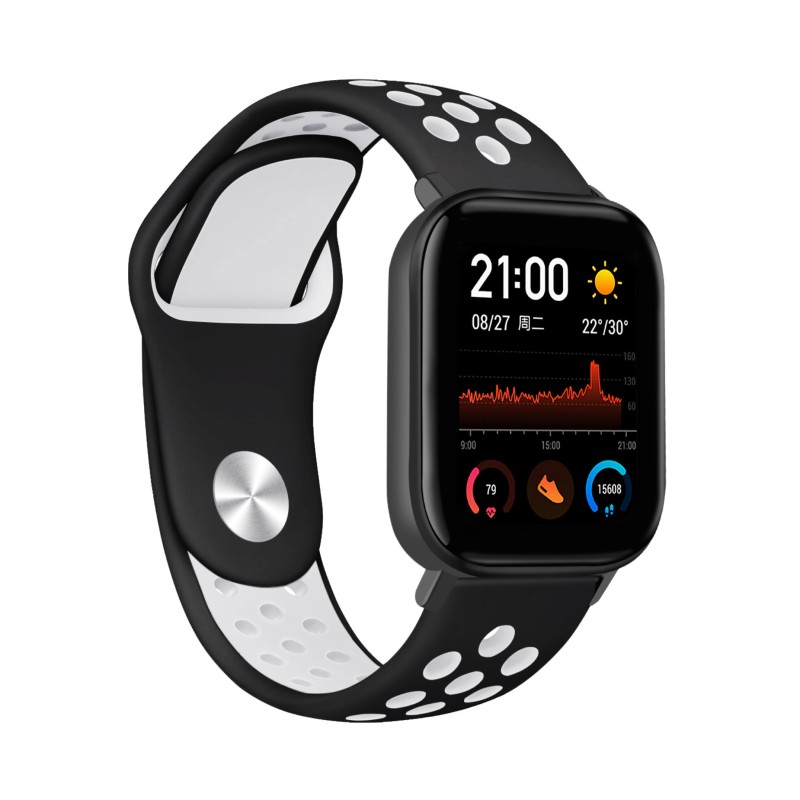 Ремешок PADDA для Amazfit Bip/Bip Lite/GTR 42mm/GTS, 20 мм (черный/белый), Amazfit Bip/Bip Lite/GTR 42mm/GTS, 20 мм
Ремешок PADDA для Amazfit Bip/Bip Lite/GTR 42mm/GTS, 20 мм (черный/белый), Amazfit Bip/Bip Lite/GTR 42mm/GTS, 20 мм
