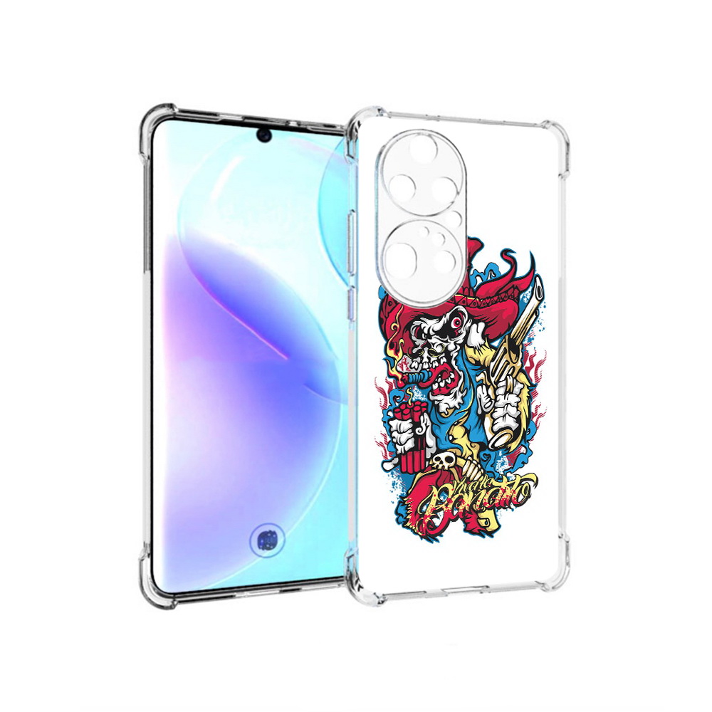 Чехол MyPads Tocco для Huawei P50 Pro нарисованный скелет с писталетом, Прозрачный, Tocco
Чехол MyPads Tocco для Huawei P50 Pro нарисованный скелет с писталетом, Прозрачный, Tocco
