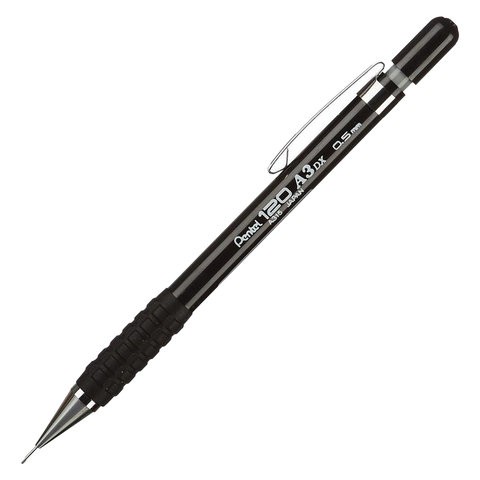 Карандаш механический PENTEL Япония 120 A3 корпус черный резиновый грип ластик 05мм A315-A
Карандаш механический PENTEL Япония 120 A3 корпус черный резиновый грип ластик 05мм A315-A