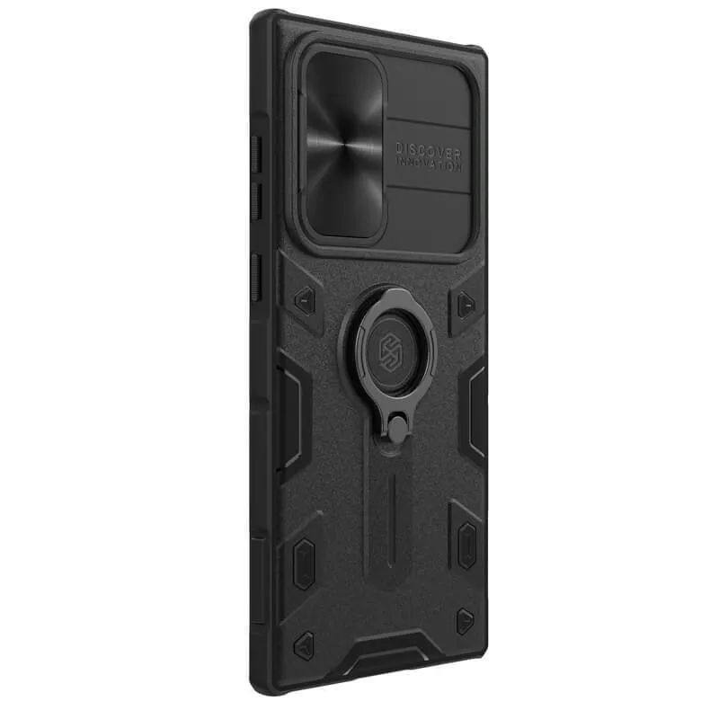 Чехол с кольцом и защитой камеры Nillkin CamShield Armor Case для Samsung Galaxy S22 Ultra, Черный
Чехол с кольцом и защитой камеры Nillkin CamShield Armor Case для Samsung Galaxy S22 Ultra, Черный