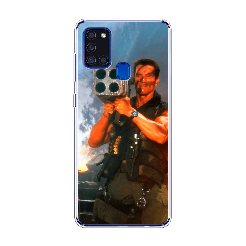 Чехол на Samsung Galaxy A21s "Арнольд Шварцнеггер с базукой", Голубой;коричневый, 2100250-6
Чехол на Samsung Galaxy A21s "Арнольд Шварцнеггер с базукой", Голубой;коричневый, 2100250-6