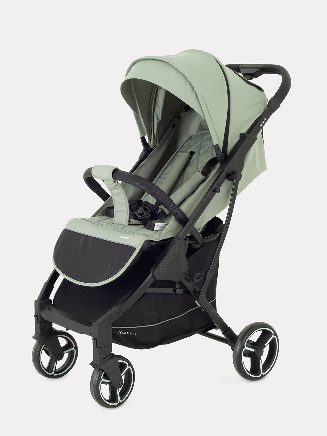 фото Коляска детская прогулочная mowbaby smart mb101 green 2023