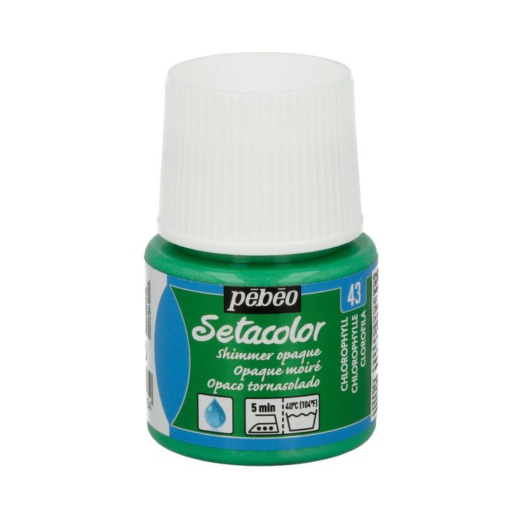 Краска для темных и светлых тканей Pebeo мерцающая Setacolor, цвет: хлорофилл, 45 мл
Краска для темных и светлых тканей Pebeo мерцающая Setacolor, цвет: хлорофилл, 45 мл