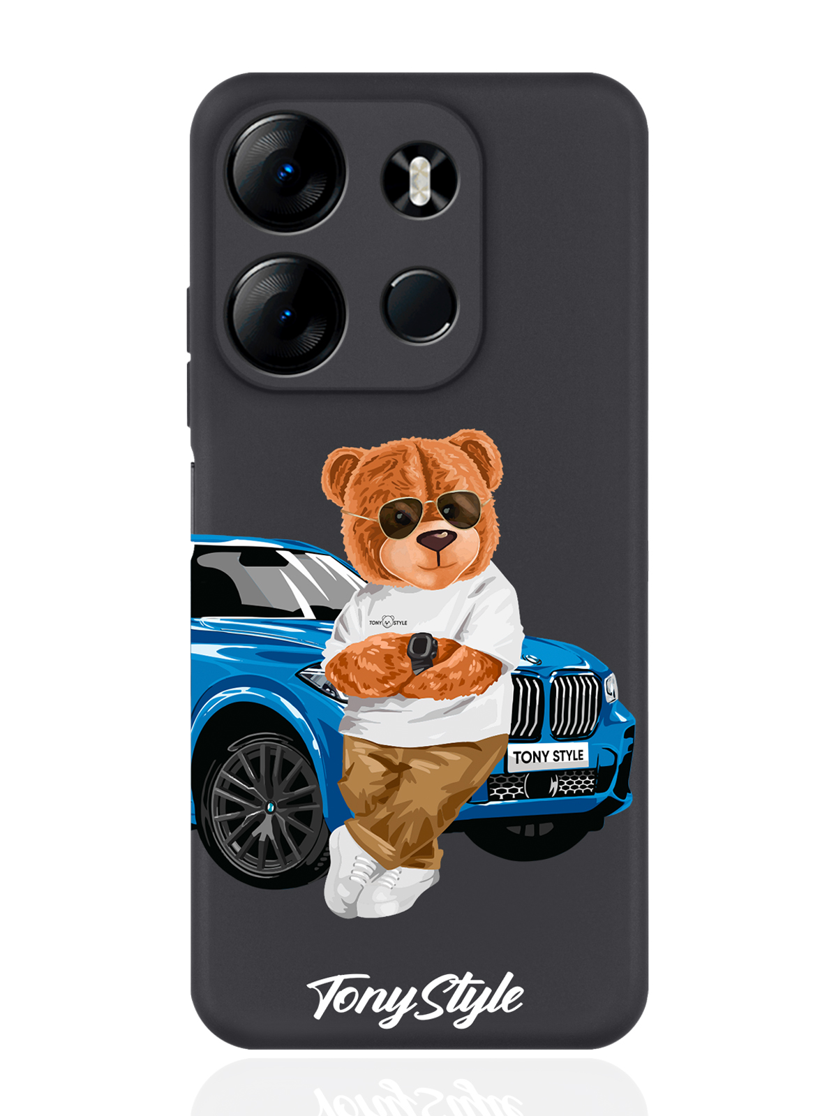 Чехол Tony Style для Tecno Spark Go 2023/Tecno Pop 7 Pro Tony Style с машиной черный, Голубой;коричневый;белый
Чехол Tony Style для Tecno Spark Go 2023/Tecno Pop 7 Pro Tony Style с машиной черный, Голубой;коричневый;белый