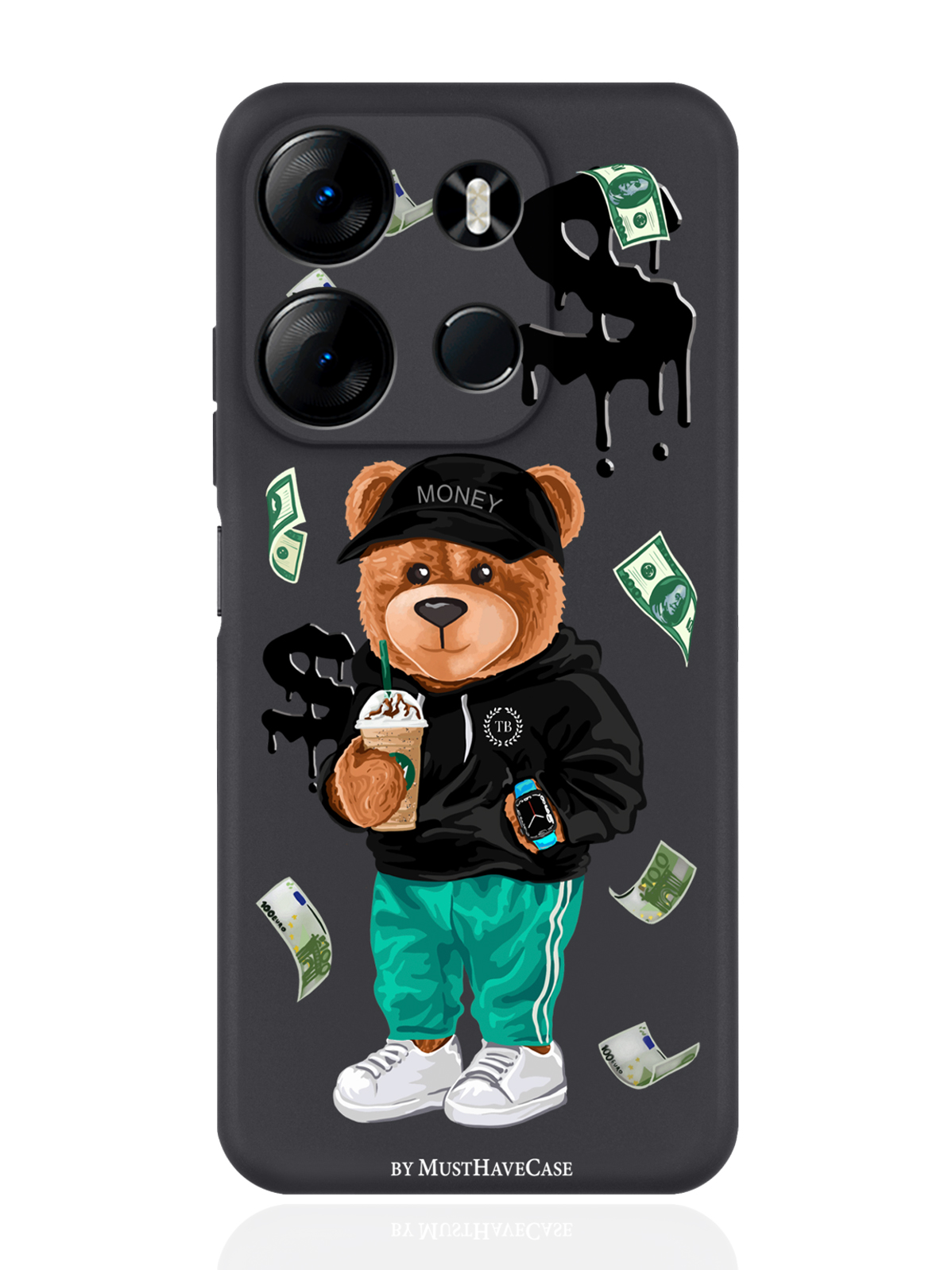 Чехол MustHaveCase для Tecno Spark Go 2023/Tecno Pop 7 Pro Tony Bear/Мишка Тони черный, Черный;зеленый;коричневый
Чехол MustHaveCase для Tecno Spark Go 2023/Tecno Pop 7 Pro Tony Bear/Мишка Тони черный, Черный;зеленый;коричневый