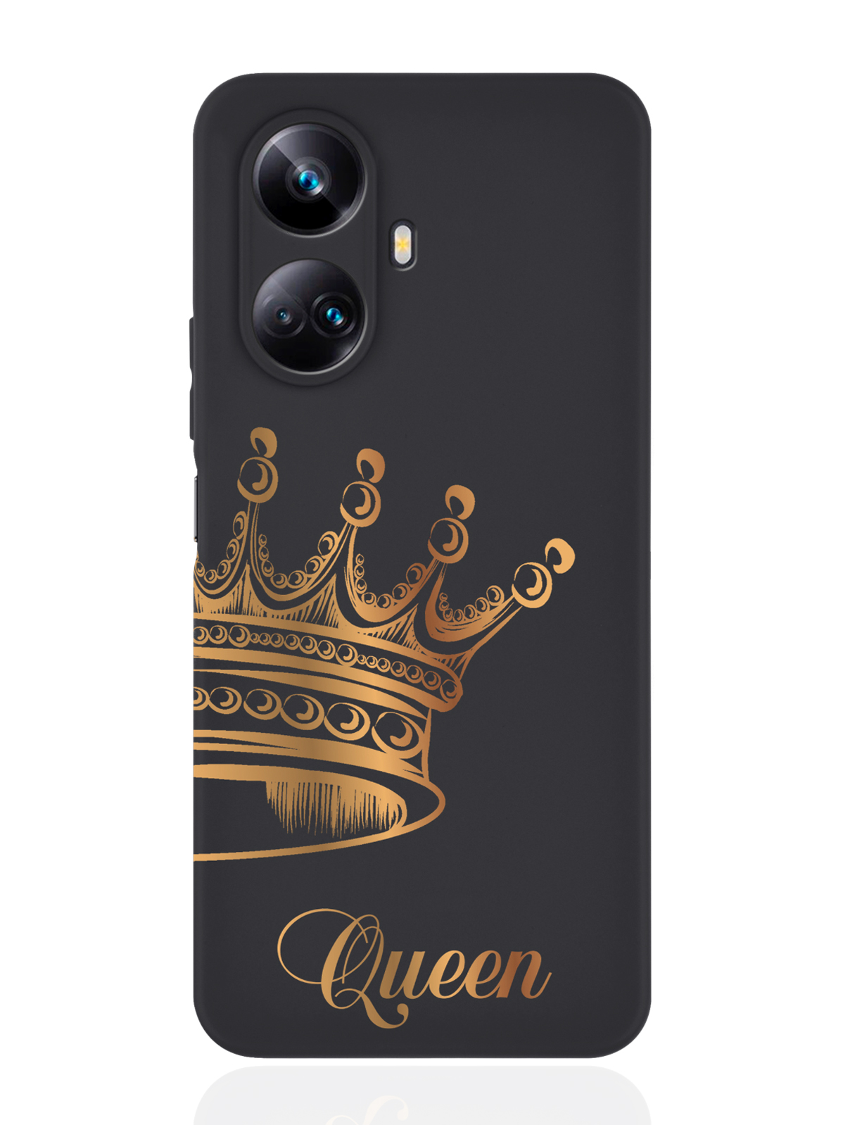 Чехол MustHaveCase для Realme 10 Pro Plus Парный чехол корона Queen черный, Черный;золотистый
Чехол MustHaveCase для Realme 10 Pro Plus Парный чехол корона Queen черный, Черный;золотистый