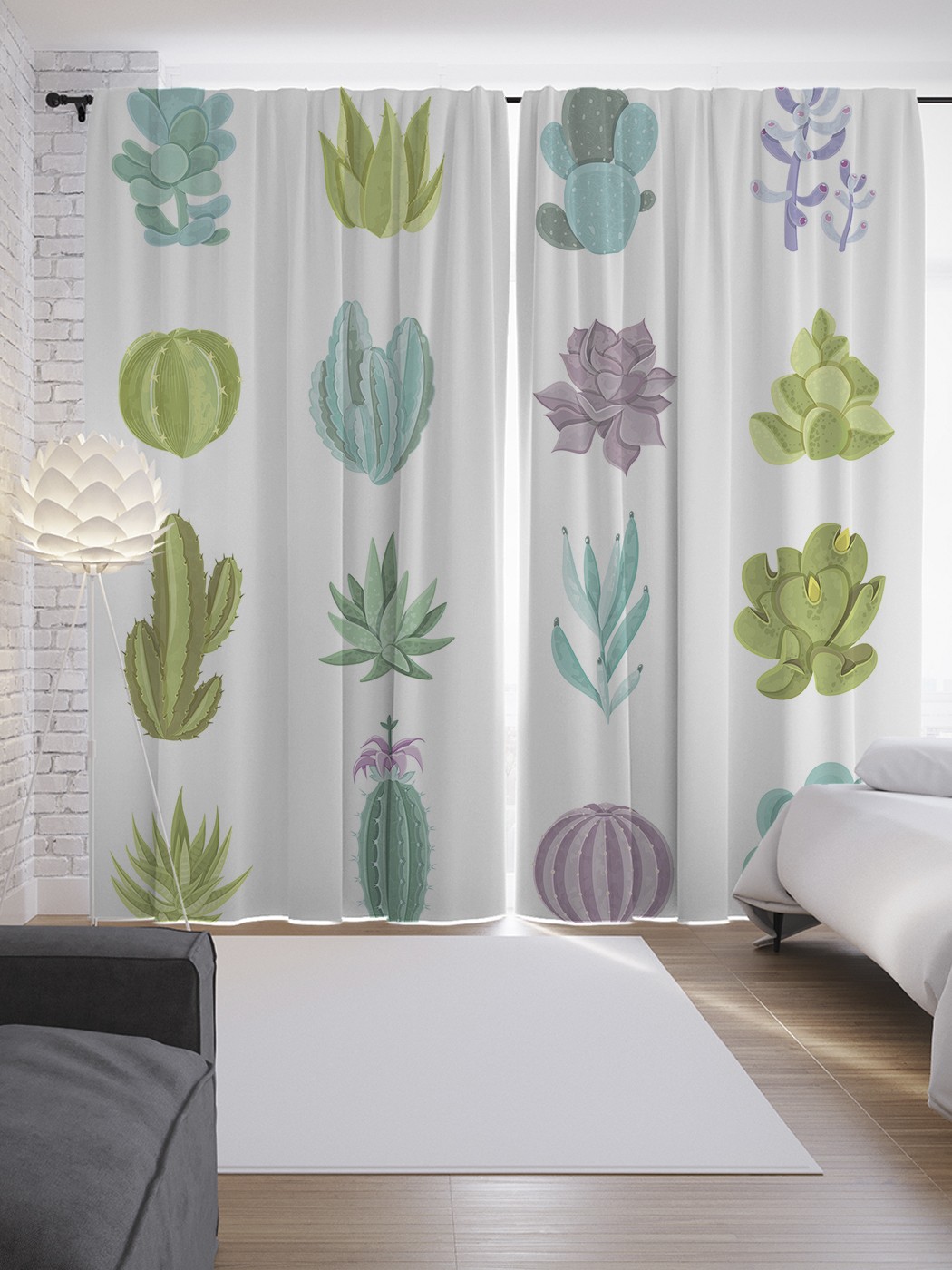Шторы JoyArty с фотопечатью "Кактусы и суккуленты" из сатена, 290х265 см, Кактусы и суккуленты
Шторы JoyArty с фотопечатью "Кактусы и суккуленты" из сатена, 290х265 см, Кактусы и суккуленты