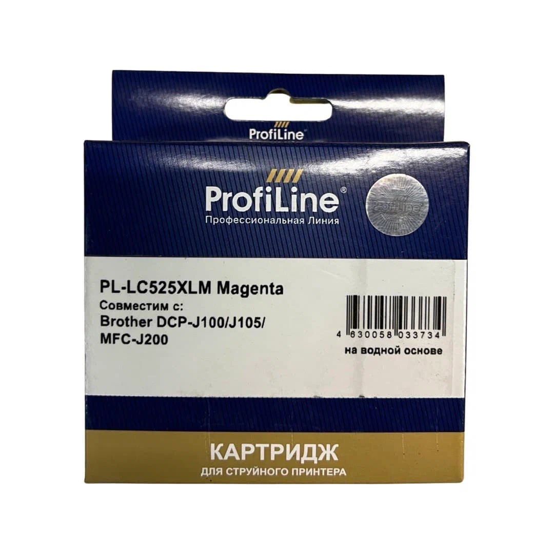 Картридж для струйного принтера Profiline (PL-LC525XLM) пурпурный, совместимый, CS-EPT636A00
Картридж для струйного принтера Profiline (PL-LC525XLM) пурпурный, совместимый, CS-EPT636A00