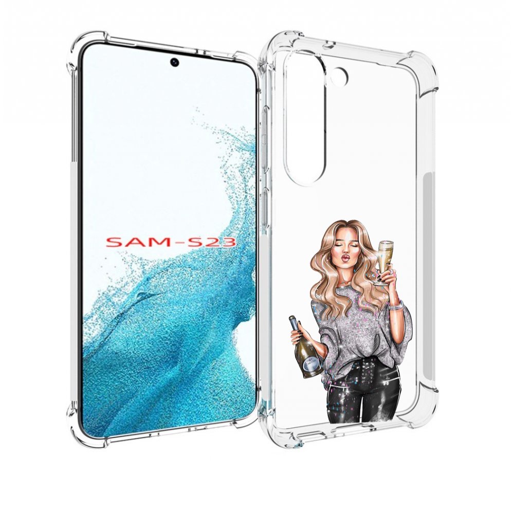 Чехол MyPads красивая-любительница-шампанского женский для Samsung Galaxy S23, Прозрачный, Tocco
Чехол MyPads красивая-любительница-шампанского женский для Samsung Galaxy S23, Прозрачный, Tocco