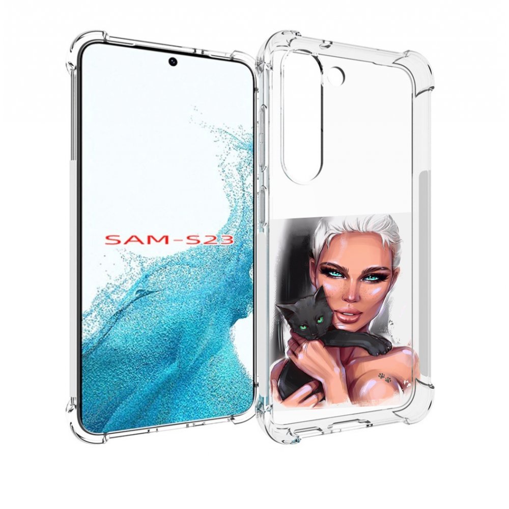 Чехол MyPads девушка-с-черным-котиком женский для Samsung Galaxy S23, Прозрачный, Tocco
Чехол MyPads девушка-с-черным-котиком женский для Samsung Galaxy S23, Прозрачный, Tocco
