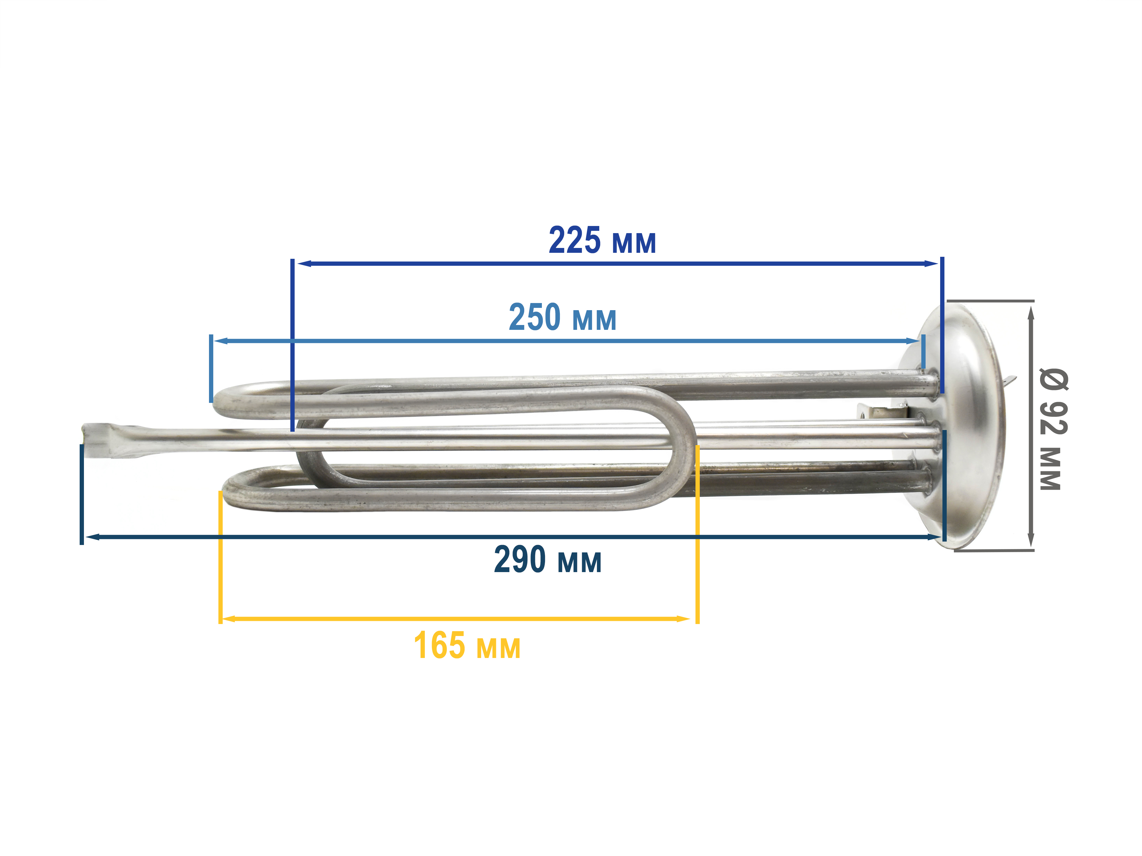ТЭН (нагревательный элемент) для водонагревателя, EKPARTS 353943 RF 2500W М6 D92mm, Серый, 353943
ТЭН (нагревательный элемент) для водонагревателя, EKPARTS 353943 RF 2500W М6 D92mm, Серый, 353943