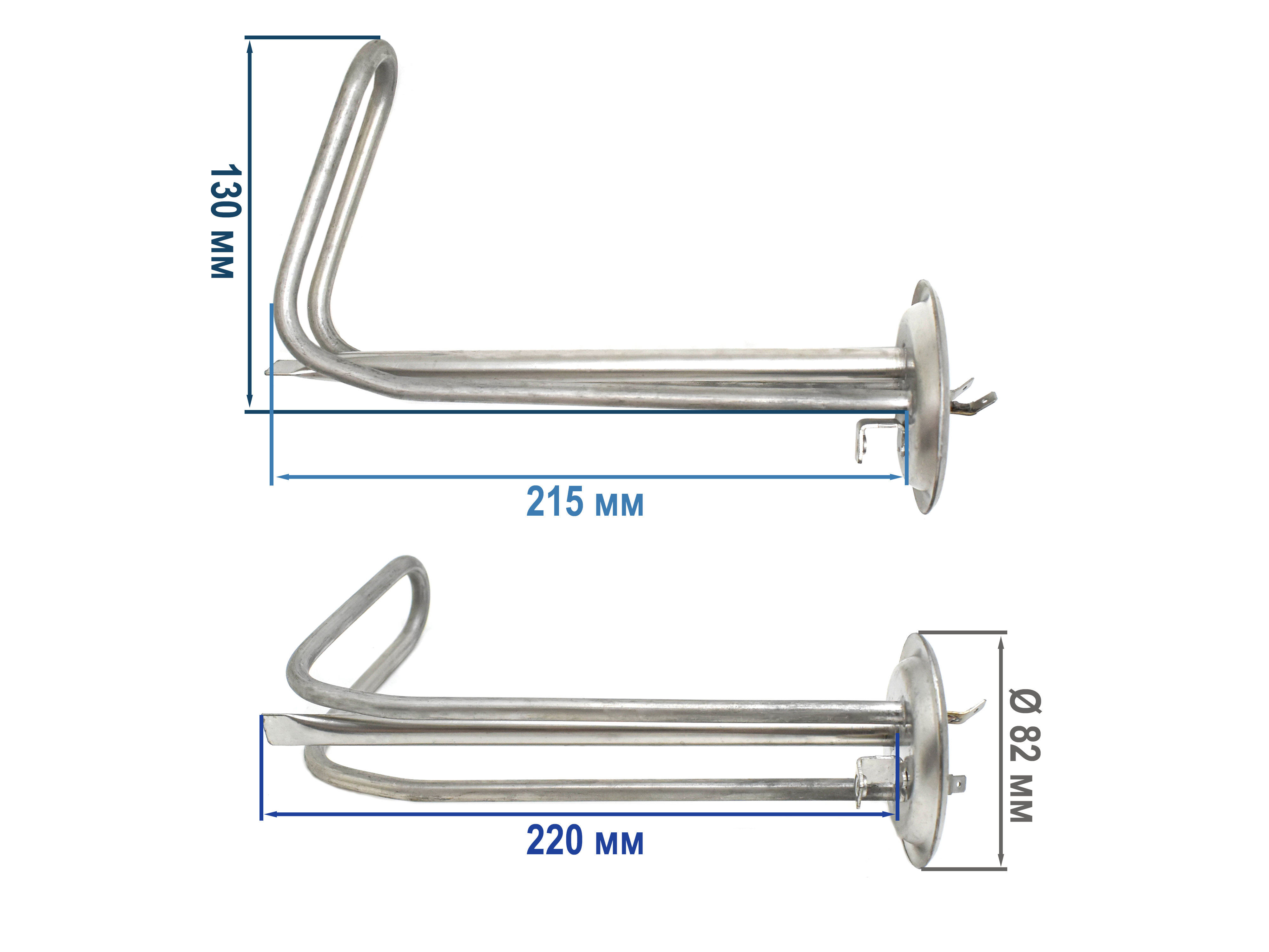 ТЭН (нагревательный элемент) для водонагревателя, EKPARTS 066182 RF 1500W М6 D82mm, Серый, 066182 НЕРЖ
ТЭН (нагревательный элемент) для водонагревателя, EKPARTS 066182 RF 1500W М6 D82mm, Серый, 066182 НЕРЖ