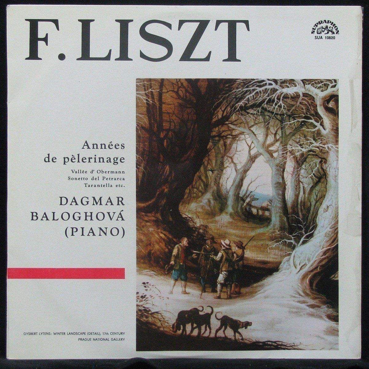 LP Dagmar Baloghova - F. Liszt: Annees De Pelerinage / Vallee D' Obermann (mono) (303313)
LP Dagmar Baloghova - F. Liszt: Annees De Pelerinage / Vallee D' Obermann (mono) (303313)