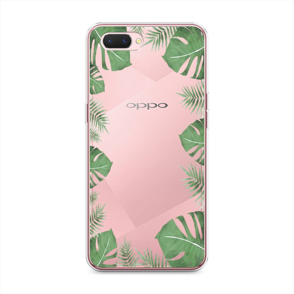 Чехол Awog на Oppo A3s "Листья папоротника рамка", Разноцветный, 252050-8 
Чехол Awog на Oppo A3s "Листья папоротника рамка", Разноцветный, 252050-8