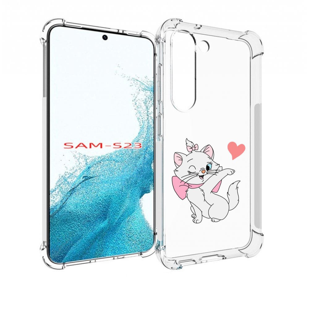 Чехол MyPads белая-кошечка-с-сердечком женский для Samsung Galaxy S23, Прозрачный, Tocco
Чехол MyPads белая-кошечка-с-сердечком женский для Samsung Galaxy S23, Прозрачный, Tocco
