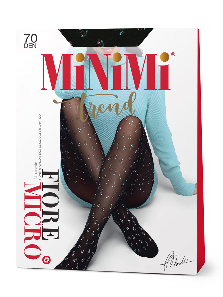 Колготки Minimi Basic MICRO FIORE 70 nero (M, Черный, MICRO FIORE 70 (микрофибра с рисунком)
Колготки Minimi Basic MICRO FIORE 70 nero (M, Черный, MICRO FIORE 70 (микрофибра с рисунком)