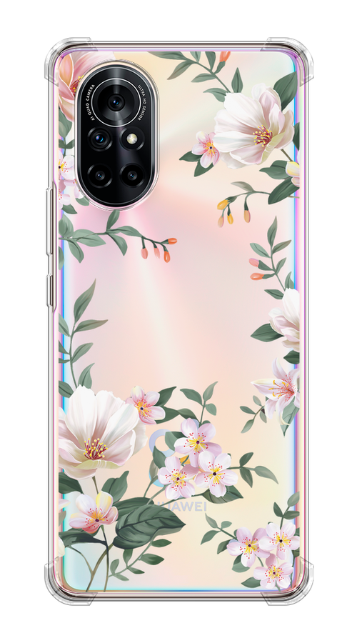 Чехол на Honor V40 Lite/Huawei Nova 8 "Beautiful white flowers", Бежевый;зеленый, 6105150-1
Чехол на Honor V40 Lite/Huawei Nova 8 "Beautiful white flowers", Бежевый;зеленый, 6105150-1