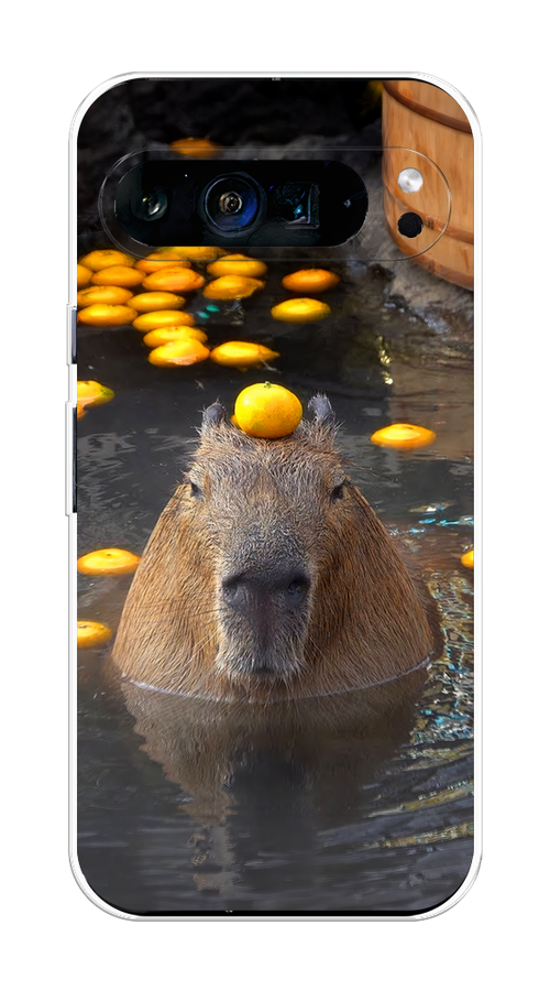 Чехол на Google Pixel 9 Pro XL "Капибара отдыхает", Коричневый;оранжевый;серый, 272150-1
Чехол на Google Pixel 9 Pro XL "Капибара отдыхает", Коричневый;оранжевый;серый, 272150-1