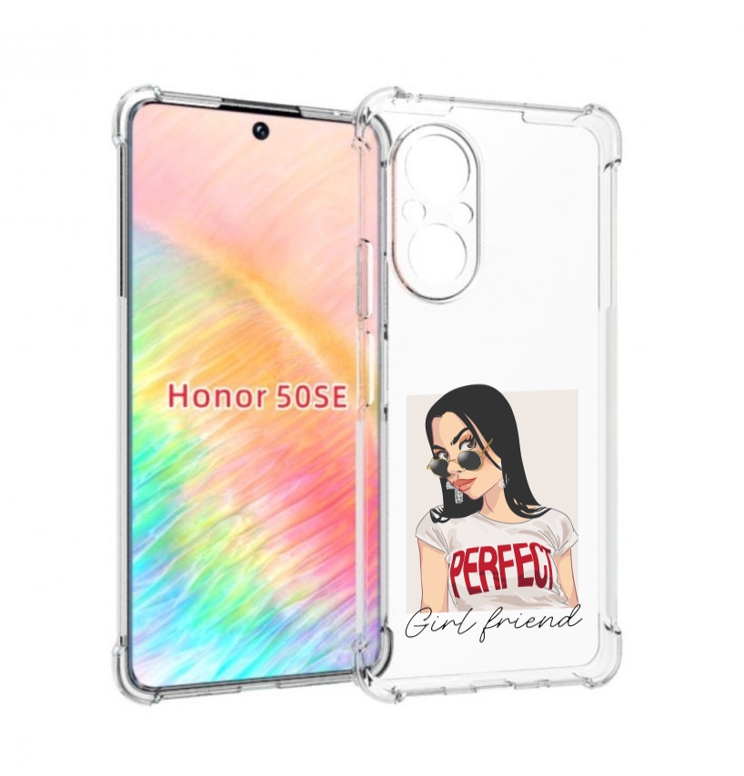 Чехол бампер MyPads Девушка-с-сережками женский для Honor 50 SE, Прозрачный, Tocco
Чехол бампер MyPads Девушка-с-сережками женский для Honor 50 SE, Прозрачный, Tocco