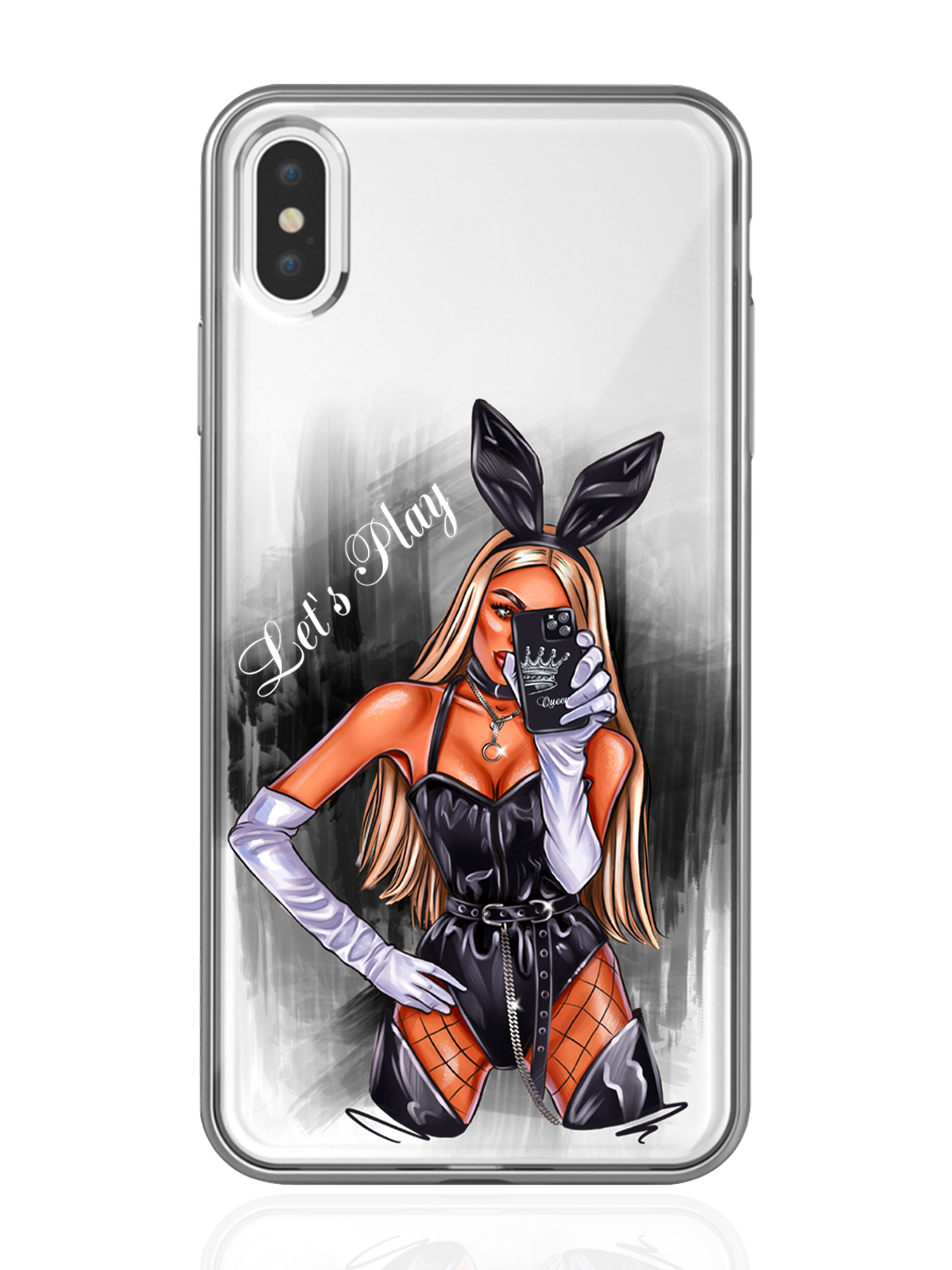 Чехол MustHaveCase для iPhone XS Max Игривая зайка Let's Play прозрачный, iPhone XS Max Игривая зайка Let's Play
Чехол MustHaveCase для iPhone XS Max Игривая зайка Let's Play прозрачный, iPhone XS Max Игривая зайка Let's Play