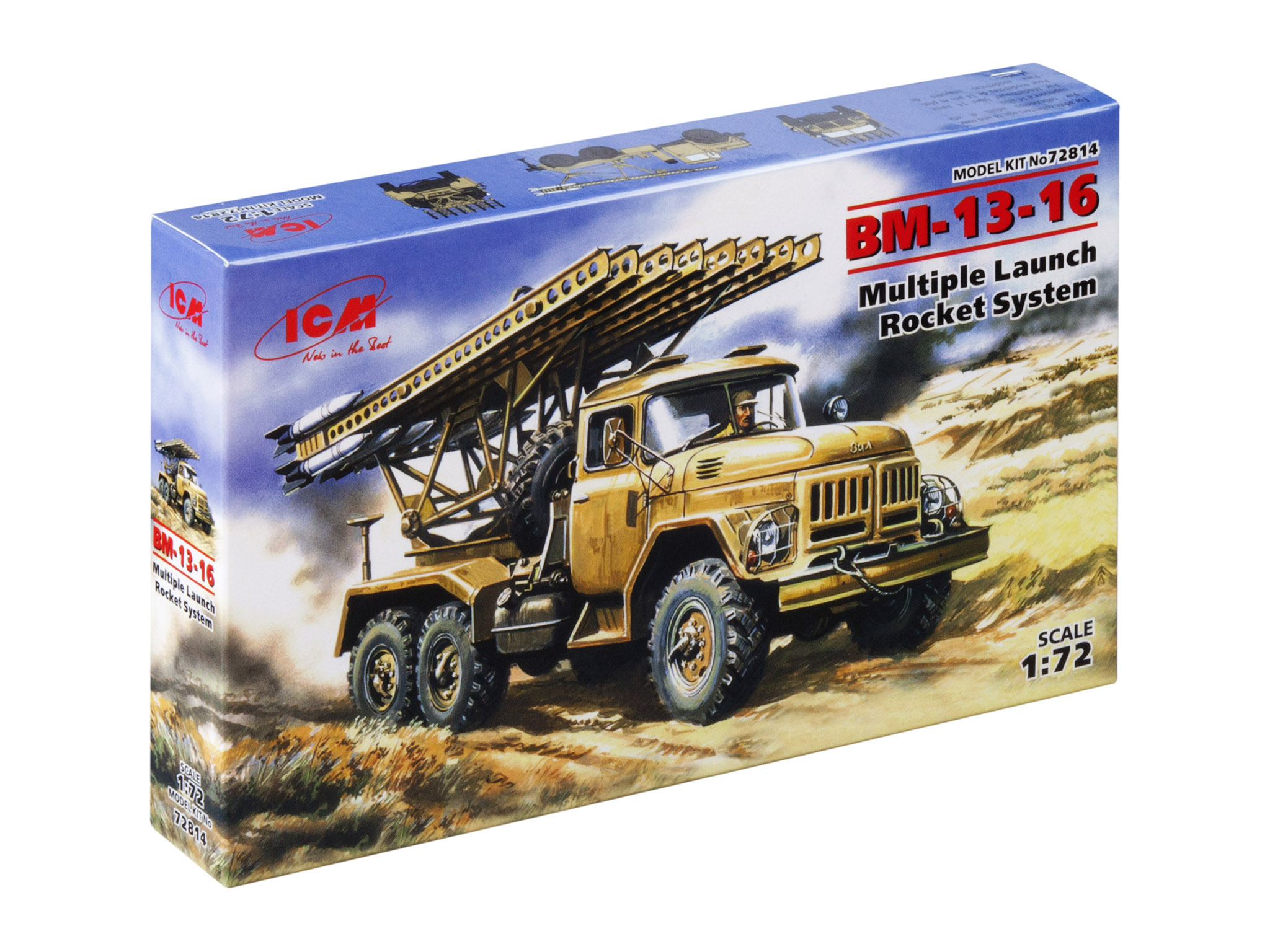 Сборная модель ICM 1/72 З&Л-131 BM-13-16Катюша реактивная система залпового огня 72814
Сборная модель ICM 1/72 З&Л-131 BM-13-16Катюша реактивная система залпового огня 72814