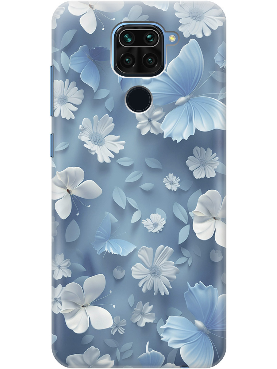 Силиконовый чехол на Xiaomi Redmi Note 9 с принтом "Голубые бабочки", Прозрачный;белый;голубой, 723101310
Силиконовый чехол на Xiaomi Redmi Note 9 с принтом "Голубые бабочки", Прозрачный;белый;голубой, 723101310