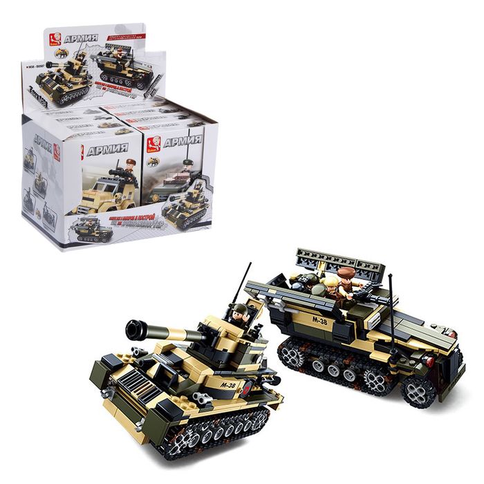 Конструктор Sluban Военный транспорт МИКС
Конструктор Sluban Военный транспорт МИКС