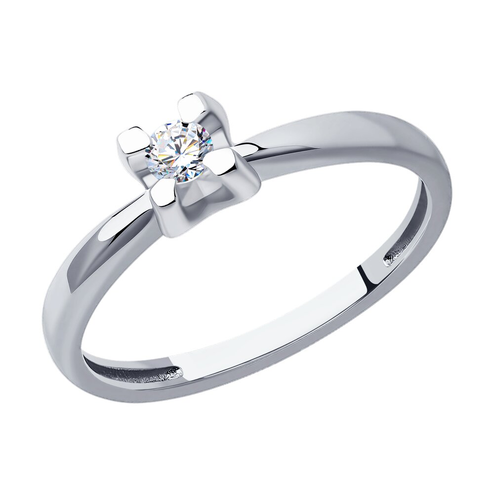 Кольцо помолвочное из белого золота с бриллиантом р. , SOKOLOV Diamonds 1012382-3, 1012382-3
Кольцо помолвочное из белого золота с бриллиантом р. , SOKOLOV Diamonds 1012382-3, 1012382-3