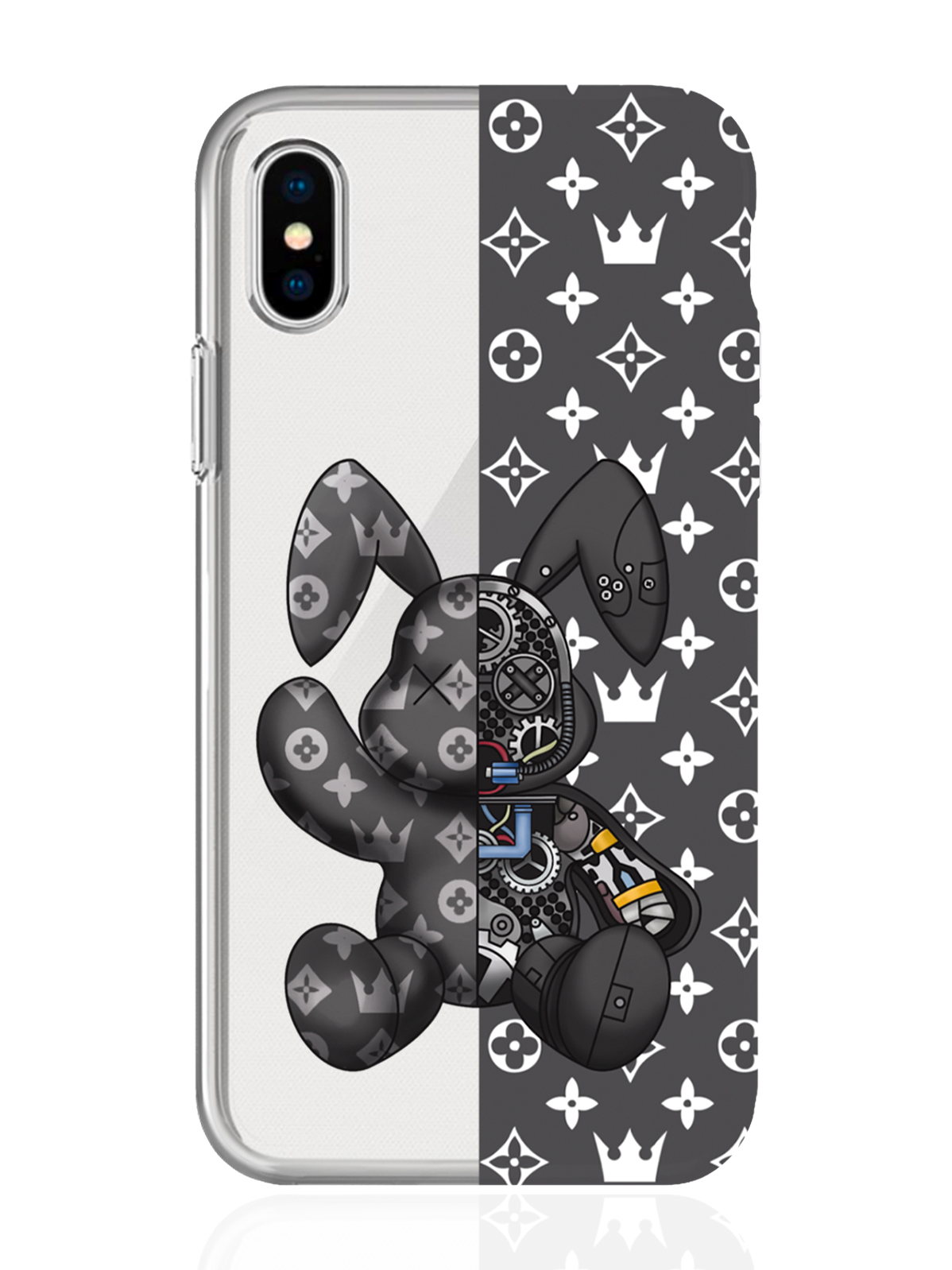 Чехол MustHaveCase для iPhone X/XS Bunny Серый прозрачный, iPhone X/XS Bunny Серый
Чехол MustHaveCase для iPhone X/XS Bunny Серый прозрачный, iPhone X/XS Bunny Серый