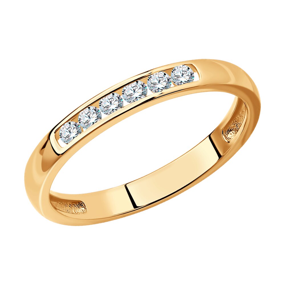 Кольцо обручальное из красного золота с бриллиантом р. , SOKOLOV Diamonds 1012305, 1012305
Кольцо обручальное из красного золота с бриллиантом р. , SOKOLOV Diamonds 1012305, 1012305