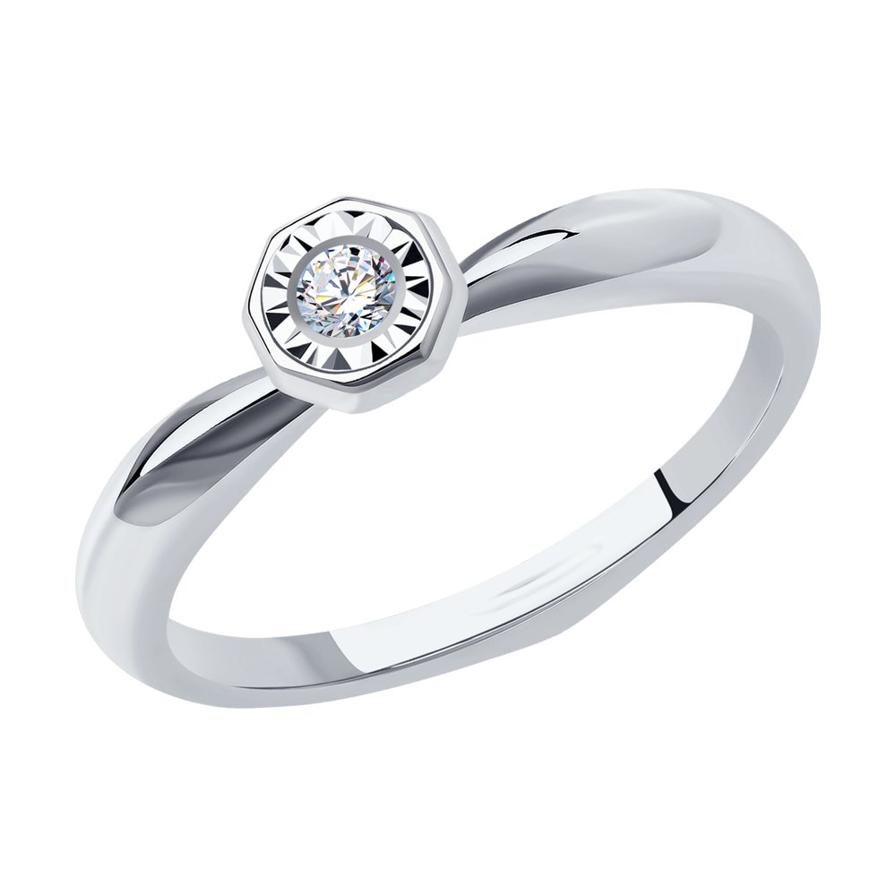 Кольцо помолвочное из белого золота с бриллиантом р. SOKOLOV Diamonds 1012179-3, 1012179-3
Кольцо помолвочное из белого золота с бриллиантом р. SOKOLOV Diamonds 1012179-3, 1012179-3