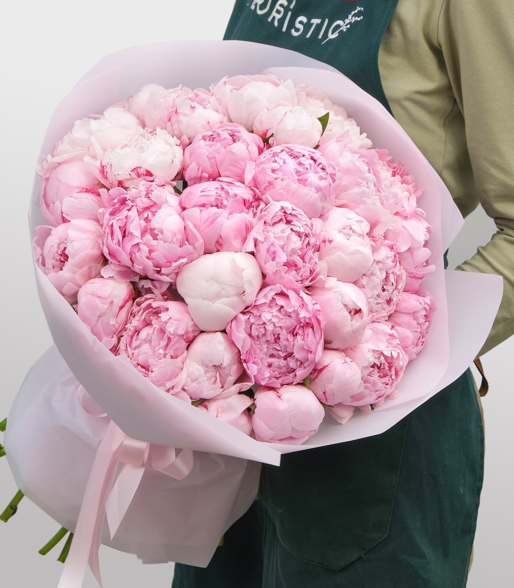 Монобукет Studio Floristic пион 40 см x 40 см 31 шт. розовый 4304, Нежный зефир
Монобукет Studio Floristic пион 40 см x 40 см 31 шт. розовый 4304, Нежный зефир