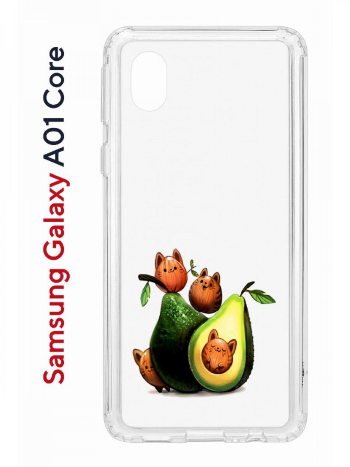 Чехол на Samsung Galaxy A01 Core с принтом Kruche Print Авокотики, противоударный бампер, Прозрачный;зеленый;коричневый;желтый, Самсунг а01 Кор
Чехол на Samsung Galaxy A01 Core с принтом Kruche Print Авокотики, противоударный бампер, Прозрачный;зеленый;коричневый;желтый, Самсунг а01 Кор