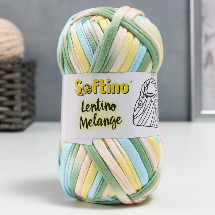 Пряжа трикотажная 95% хлопок, 5% эластан Lentino Melange 100 гр 30 м цвет 19 (2 шт), Разноцветный
Пряжа трикотажная 95% хлопок, 5% эластан Lentino Melange 100 гр 30 м цвет 19 (2 шт), Разноцветный