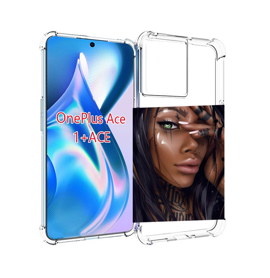 Чехол MyPads девушка-с-зелеными-глазами-яркими для OnePlus Ace, Прозрачный, Tocco 
Чехол MyPads девушка-с-зелеными-глазами-яркими для OnePlus Ace, Прозрачный, Tocco