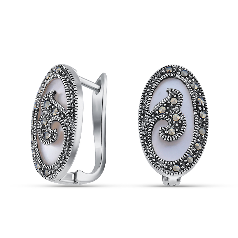 Серьги женские из серебра Silver Wings 220010-300a-39, перламутр/марказит, 220010-300a-39
Серьги женские из серебра Silver Wings 220010-300a-39, перламутр/марказит, 220010-300a-39