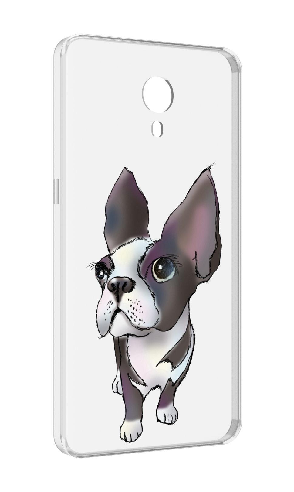 Чехол MyPads Бульдожка для Meizu M3 Note, Прозрачный, Tocco 
Чехол MyPads Бульдожка для Meizu M3 Note, Прозрачный, Tocco