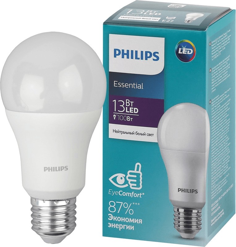 Philips ESS LEDBulb E27 13Вт 4000K 929002305287, ESS LEDBulb E27 13Вт 4000K 929002305287
Philips ESS LEDBulb E27 13Вт 4000K 929002305287, ESS LEDBulb E27 13Вт 4000K 929002305287