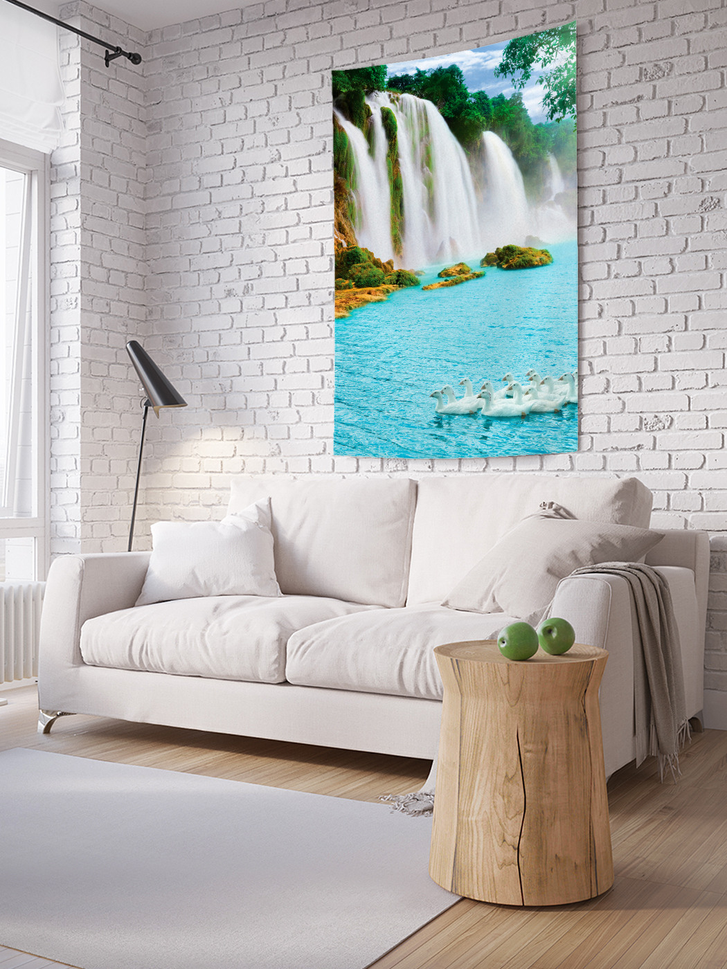 Вертикальное фотопанно на стену JoyArty Лебеди у водопада 100x150 см, Лебеди у водопада
Вертикальное фотопанно на стену JoyArty Лебеди у водопада 100x150 см, Лебеди у водопада