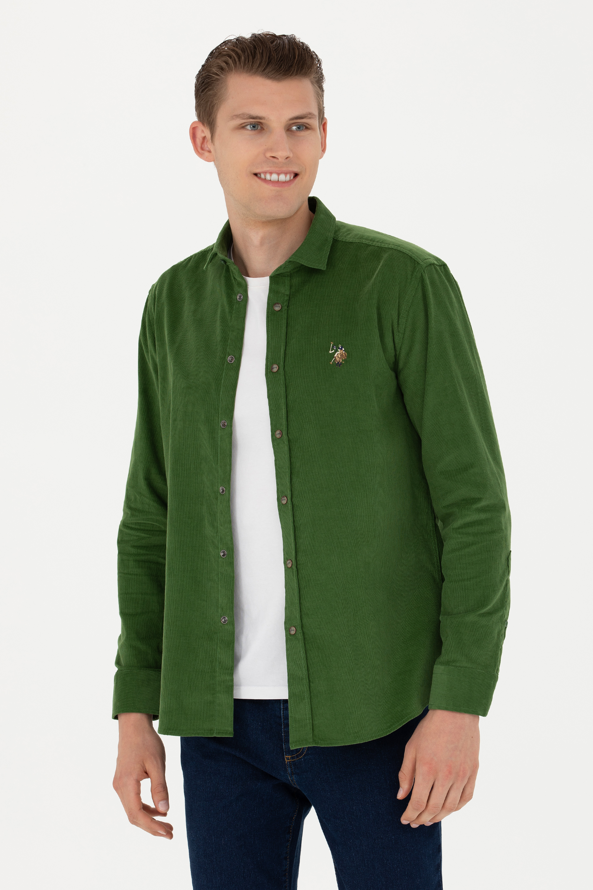 Рубашка мужская US Polo Assn G081SZ0040DORSTENZ023K зеленая S, Зеленый, G081SZ0040DORSTENZ023K
Рубашка мужская US Polo Assn G081SZ0040DORSTENZ023K зеленая S, Зеленый, G081SZ0040DORSTENZ023K