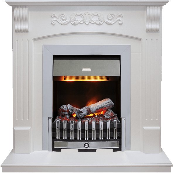 Каминокомплект Sorrento - Белый дуб с очагом Danville Chrome FB2 
Каминокомплект Sorrento - Белый дуб с очагом Danville Chrome FB2